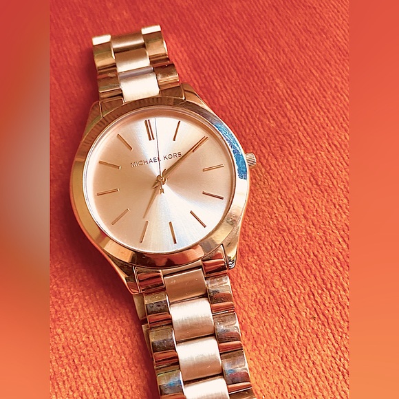 Michael Kors Accessories - Michael Kors Stainless Steel Rosegold Rose Gold Watch Timepiece MK Works